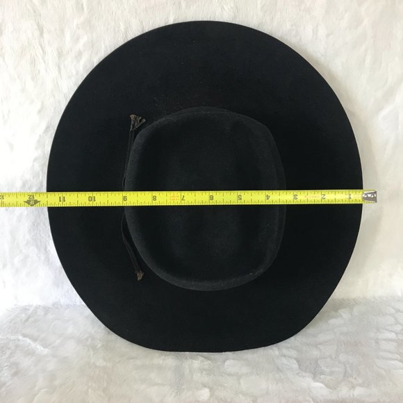 Vintage Oshman's 7X Beaver XXXX Western Wear Cowboy Hat 6 7/8 - Picture 12 of 14